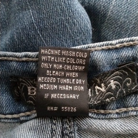 Baccini Capri Jeans Sz. 8 Ornate Pockets - Picture 6 of 8